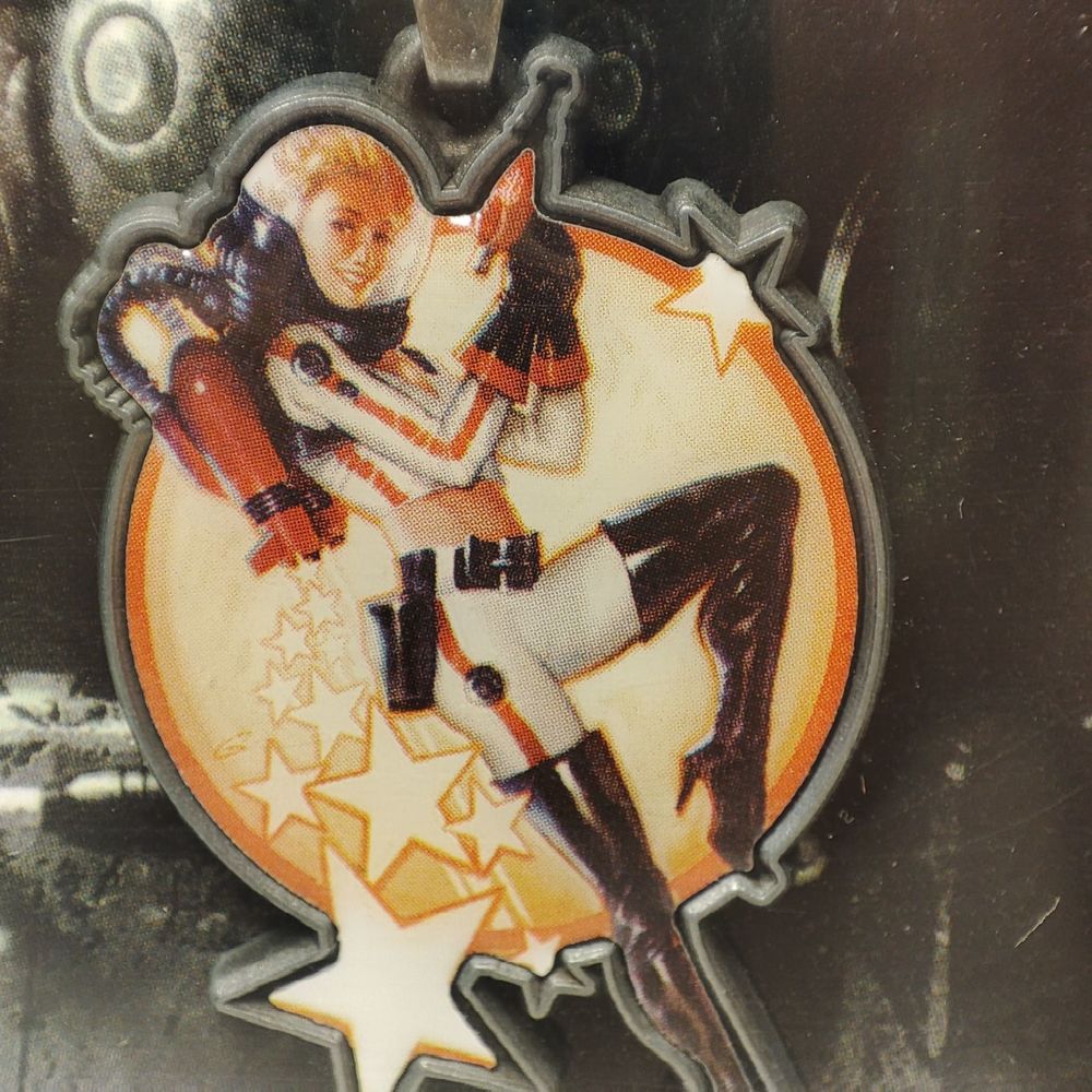 Fallout Limited Edition Nuka Cola Girl Necklace Embossed Official Collectible